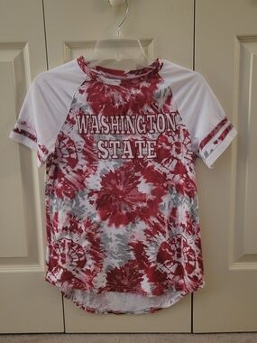 WSU Women's Tie-Dye Raglan Tee - Washington State University